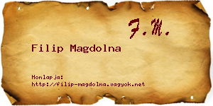 Filip Magdolna névjegykártya